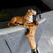 Hand-Painted Leopard Wooden Cane Walking Stick: Stylish Wild nature style, bigcat Design