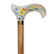 Classic Hand-painted walking stick - GCArtis - Classic Wooden Canes - Bronze, wood
