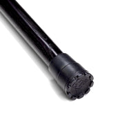 Hand Carved Horse Walking Cane – Black Painted Ash Wood Hiking Stick - GCArtis - Luxe Hand Painted Canes - wood, wooden, solid wood, hard wood, metal