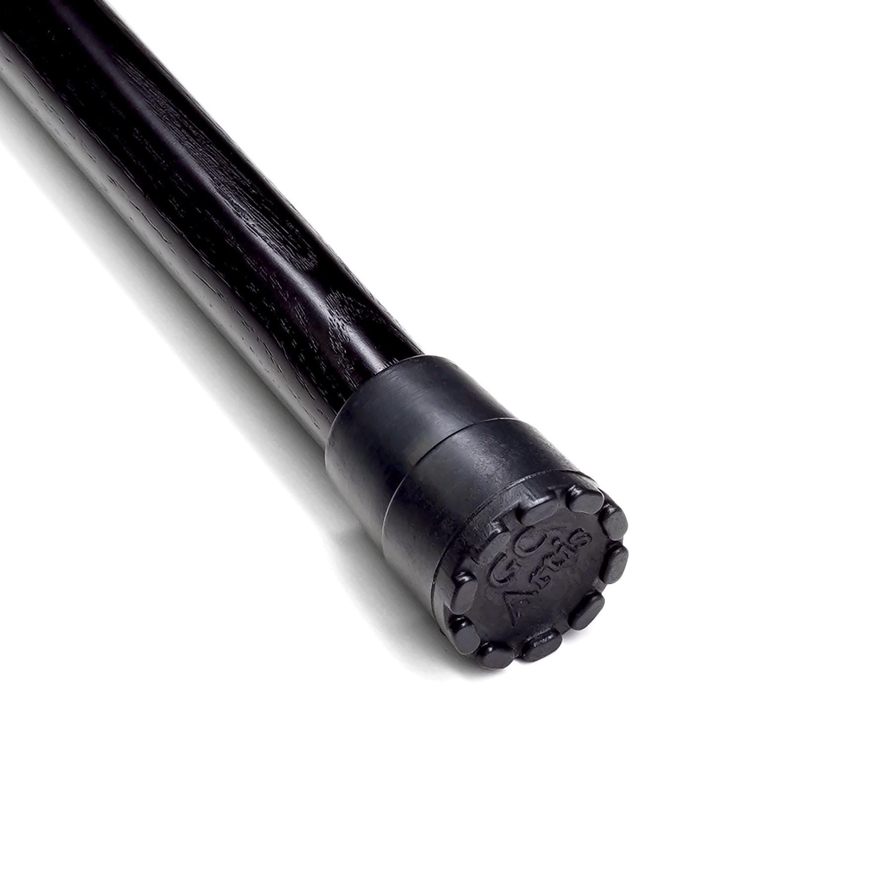 Black Labrador retriever walking canes - Light Walking Stick - wood carved present for dog lovers - GCArtis - Luxe Hand Painted Canes - Wood, wooden, brass, bronze, metal