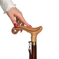 Elegant Wooden Walking Stick Cane - Magic, Light weight Classic handle - GCArtis - Classic Wooden Canes - 