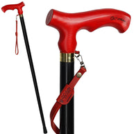 Yellow Wooden Walking Cane - Light weight Classic Fritz handle - GCArtis - Classic Wooden Canes - 