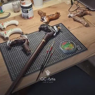 Hand painted Wooden Walking Stick Cane