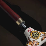 Wooden Cane Extension – Adds 3 Inches, Hardwood Brass Fitting