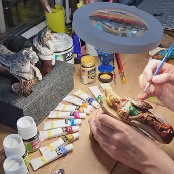 Handpainted Wooden Walking Cane