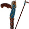 Winged Angel Wooden Walking Stick Cane light for ladies