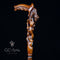 Awakening Bear Cane wood crafted hand carved Walking Stick