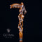 Awakening Bear Cane wood crafted hand carved Walking Stick