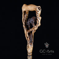 Легка дерев'яна палиця-тростина Ведмідь Ловля лосося