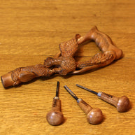 Дерев'яна палиця-тростина для риболовлі на лосося AMERICAN EAGLE