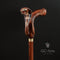 Wooden Cane Walking Stick Cobra Snake