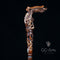 Fantasy Dragon CANE Dark Wooden Walking Stick