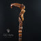 Forest Fairy Wooden Walking Cane Stick