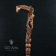 Дерев'яна палиця-тростина 