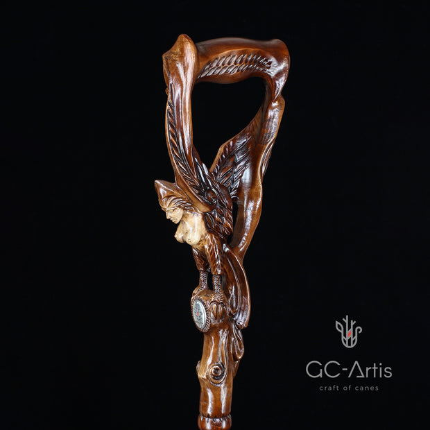 Paradise BIRD GAMAYUN Fantasy Winged Women Cane