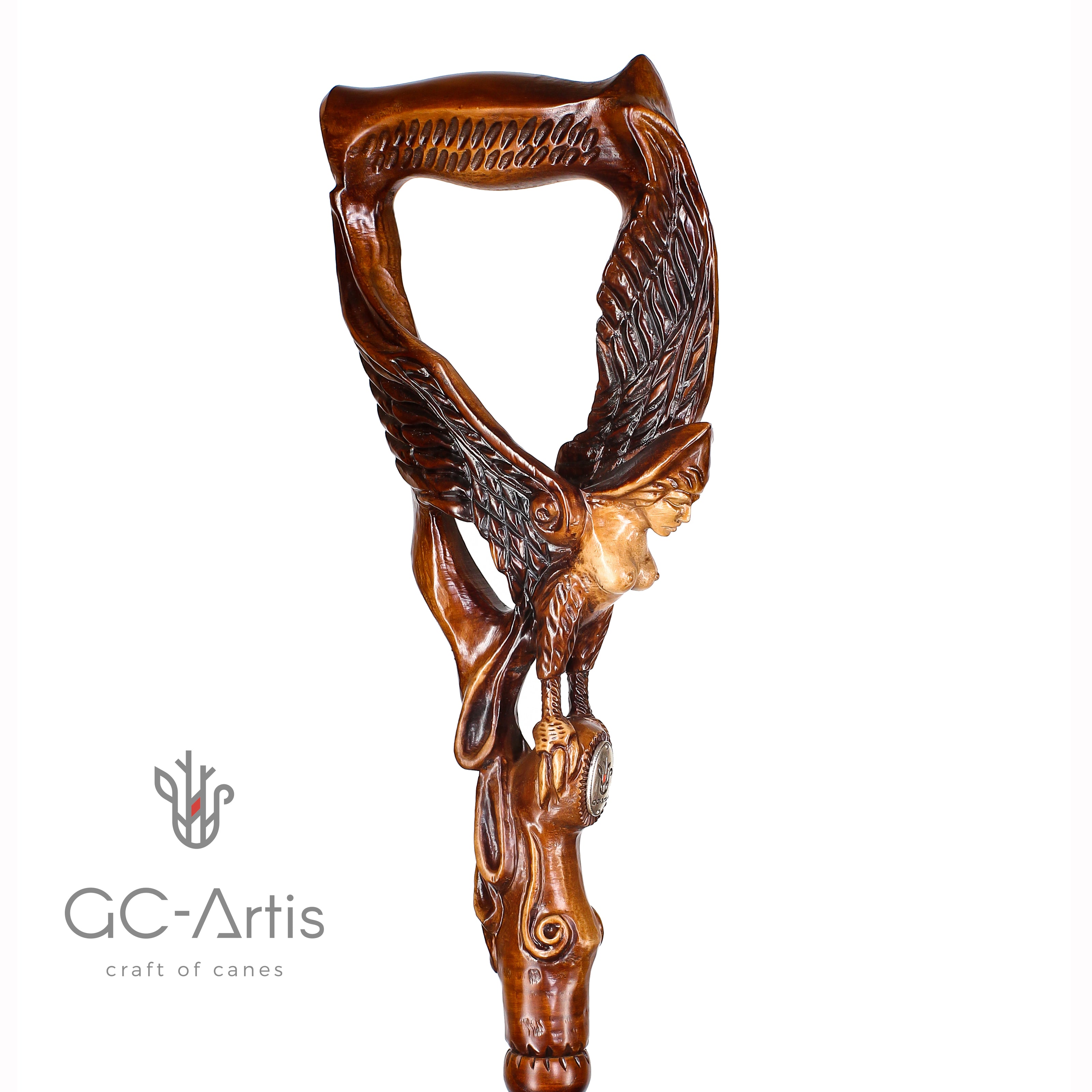 Paradise BIRD GAMAYUN Fantasy Winged Women Cane