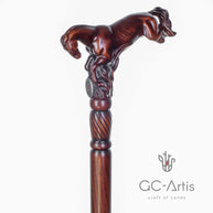 Wooden Cane Walking Stick Horse Springt - GC-Artis Walking Sticks Canes