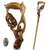 LION & IMPALA Light Wooden cane walking stick - GC-Artis Walking Sticks Canes