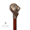 Bronze Lion - Vintage Style Knob Walking Stick Cane