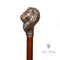 Bronze Lion - Vintage Style Knob Walking Stick Cane