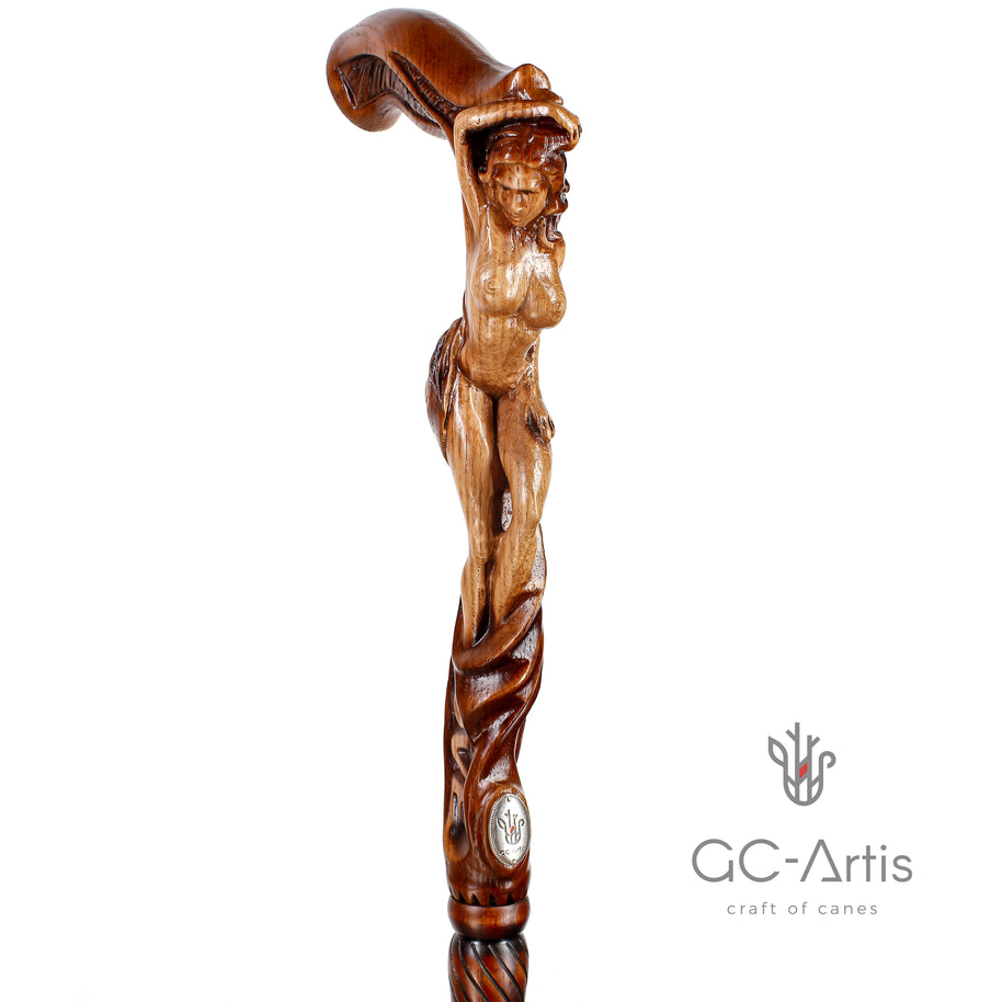 LOVE SEXY Canne en bois pour femme nue