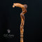 Crying Mermaid Cane Walking stick Fantasy Light wooden