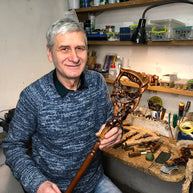 Тростина тростина RAM темна дерев'яна