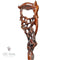 Walking Stick Cane RAM Dark Wooden