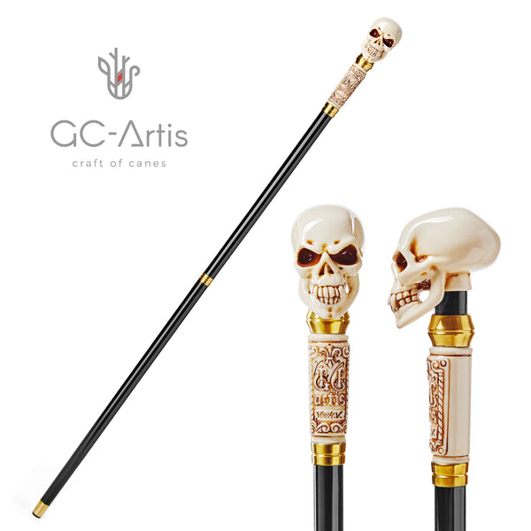 Skull Hiking Stick Topper & Walking Stick – Big River Hardware