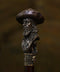 Pirate Captain with Monkey Bronze collectible walking stick - GC-Artis Walking Sticks Canes