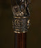 Pirate Captain with Monkey Bronze collectible walking stick - GC-Artis Walking Sticks Canes