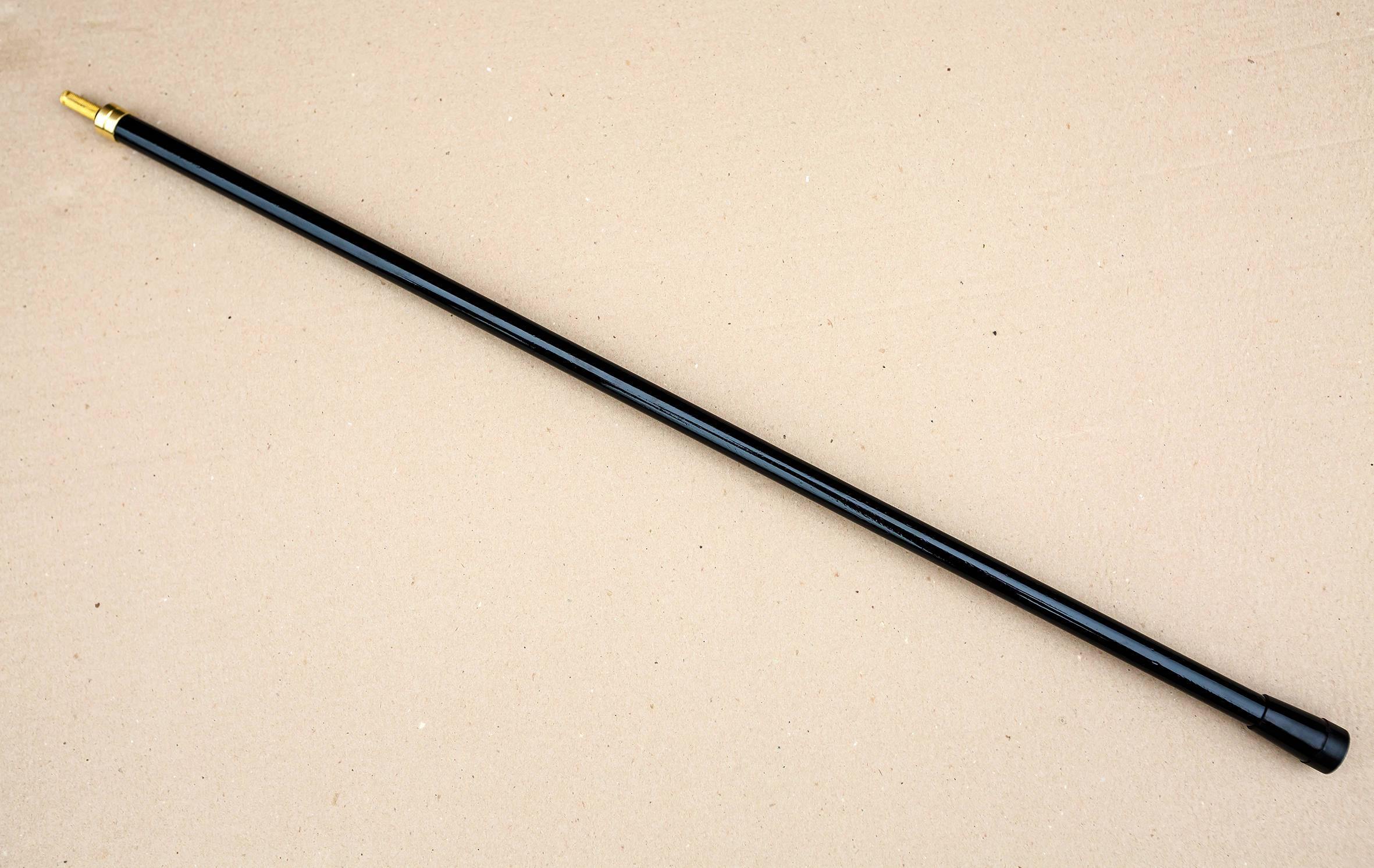 Black Wooden Shaft Parts Kit for custom Individual walking cane making - GC-Artis Walking Sticks Canes