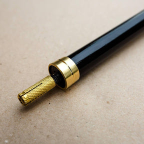 Black Wooden Shaft Parts Kit for custom Individual walking cane making - GC-Artis Walking Sticks Canes