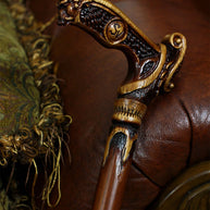 Wild Boar Unique Wooden Cane Walking Stick - GC-Artis Walking Sticks Canes