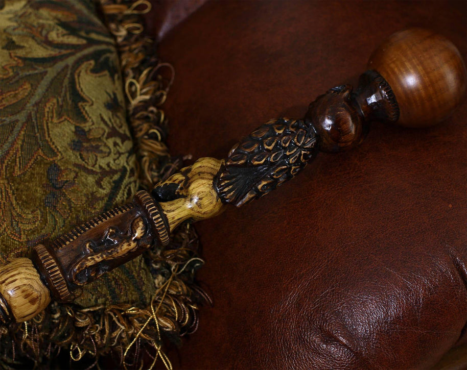 OWL & Skull Walking Cane Hiking Stick Staff Trekking Pole - GC-Artis Walking Sticks Canes