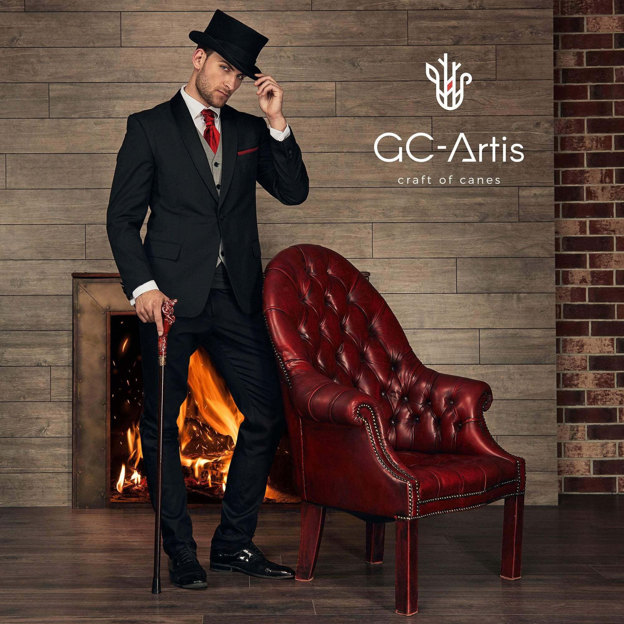 Spaniel Dog Walking Stick Cane - GC-Artis Walking Sticks Canes