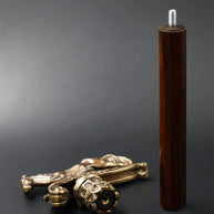 Walking Stick Cane Horse Solid Bronze & wood classic vintage style - GC-Artis Walking Sticks Canes