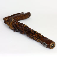 Fantasy Daragon CANE Dark Wooden Walking Stick - GC-Artis Walking Sticks Canes