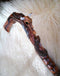 Buffalo Skull & Snake Dark Wooden Cane Walking Stick - GC-Artis Walking Sticks Canes