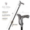 Snake Cobra Walking Stick cane silver color - GC-Artis Walking Sticks Canes