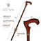 GRACE Brown Walking Stick Cane - GC-Artis Walking Sticks Canes