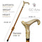 Elegant ladies Female Light ivory color walking stick cane - GC-Artis Walking Sticks Canes