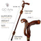 Wooden Cane Walking Stick Cobra Snake - GC-Artis Walking Sticks Canes