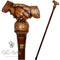 Friendship Handshape Wooden Walking Stick Cane 