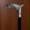 Wolf Wolfman Bronze Silver Plated Walking Stick Cane - GC-Artis Walking Sticks Canes