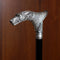 Wolf Wolfman Bronze Silver Plated Walking Stick Cane - GC-Artis Walking Sticks Canes