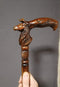 Deer - Wooden walking stick cane - GC-Artis Walking Sticks Canes