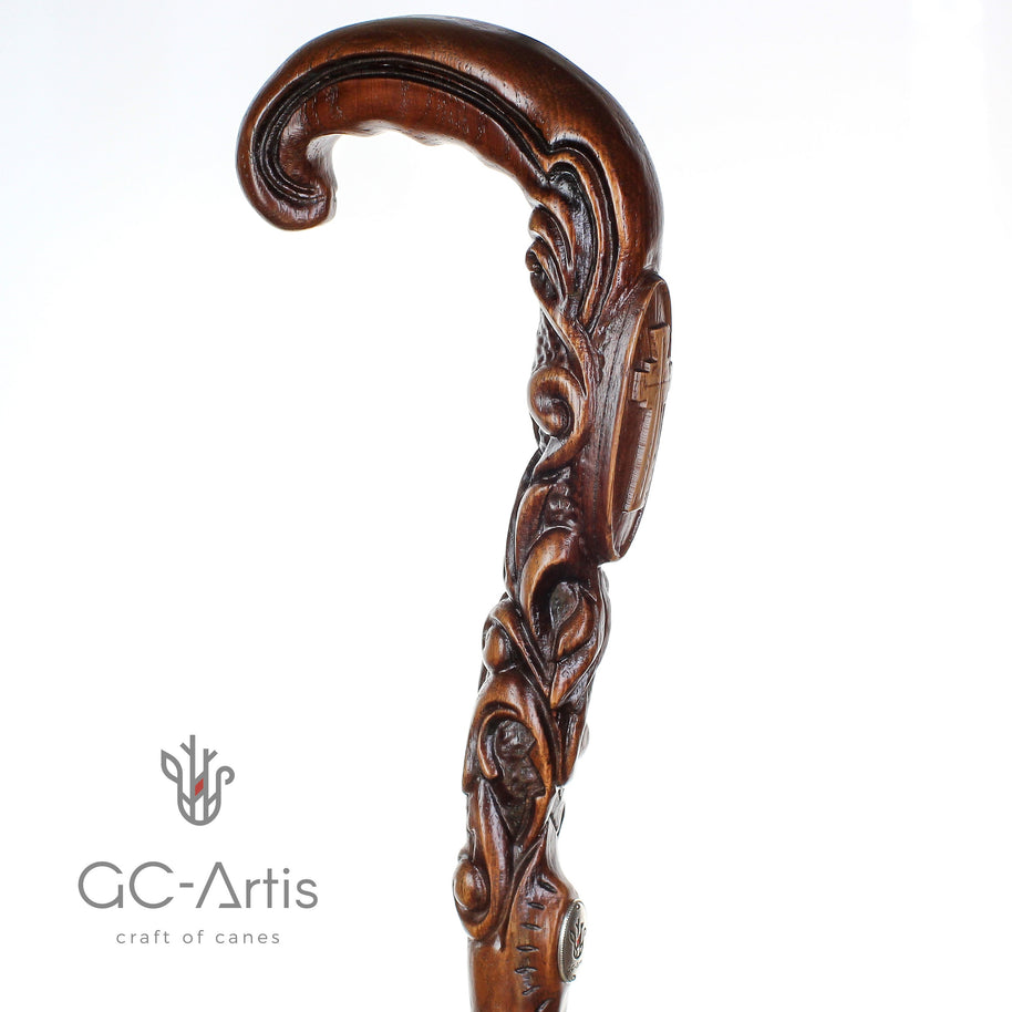 Christian Cross Wooden Walking Stick Cane