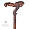 Ergonomic Palm Grip Handle Horse Wooden Cane Walking Stick 