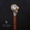 Bronze Lion Walking Stick Cane 